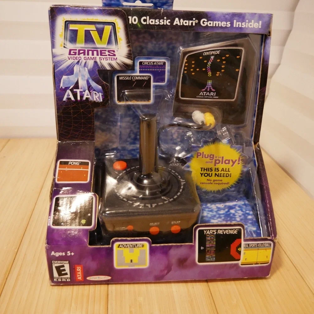 Atari 10-in-1 Plug‎ & Play TV Games (Jakks Pacific TV game systems, 2002) - 02